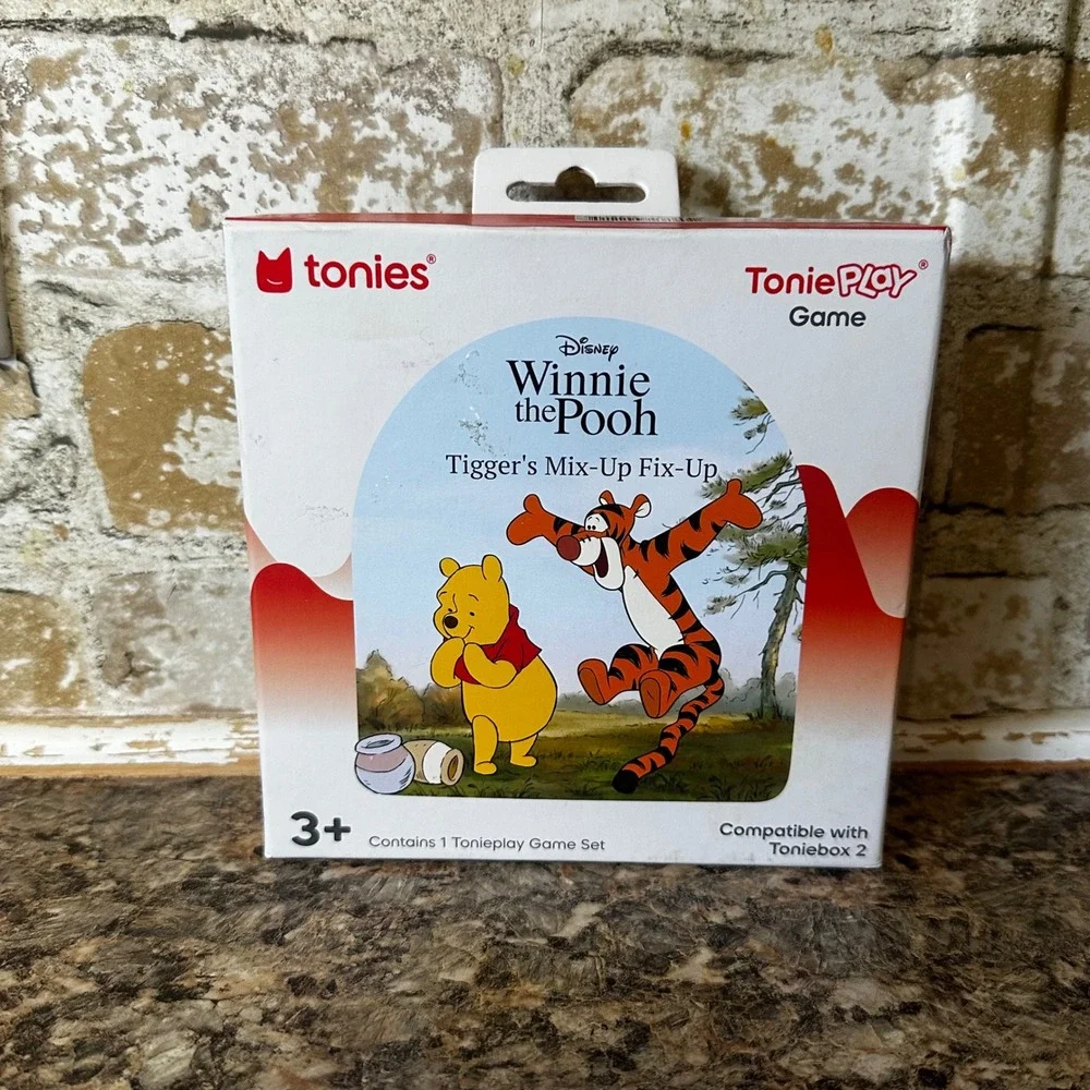 Tonies Winnie the Pooh ToniePlay Game Kids OS White New Tigger Mix-Up Fix-Up